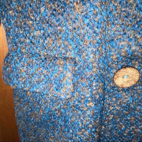 Blue 1950s Miss Maisel wool swing coat - Picture 4 of 11